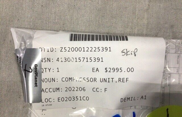 Carrier Carlyle 06DR3160C13650 460AC V 60Hz Refrigeration Compressor