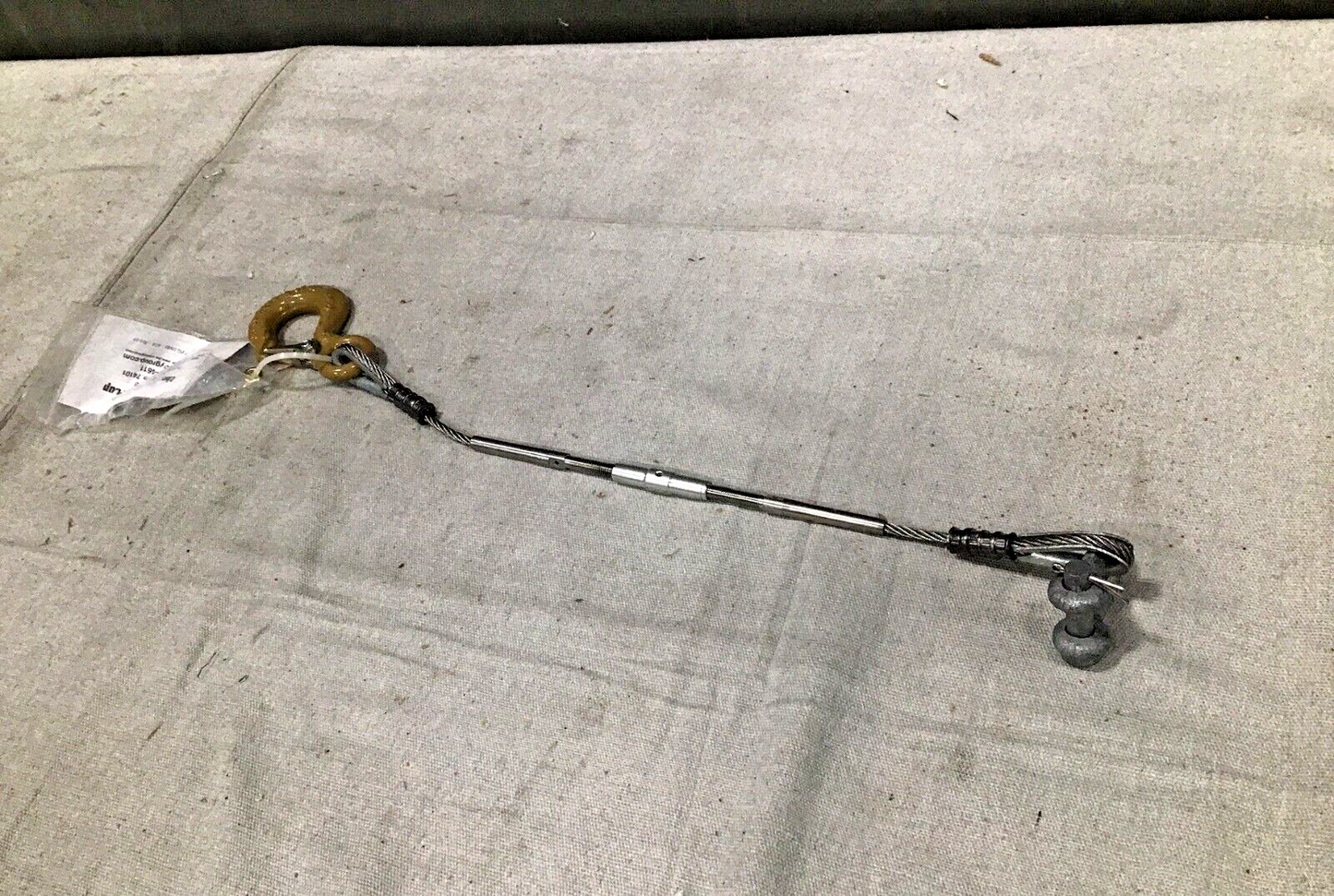 TICONDEROGA CLASS CG(47) CROSBY 0088500 SINGLE LEG WIRE ROPE HOIST HOOK 25478-2