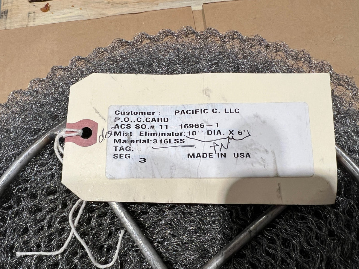 High Porosity Stainless Steel Demister Pad 11-16966-1 - photo 3
