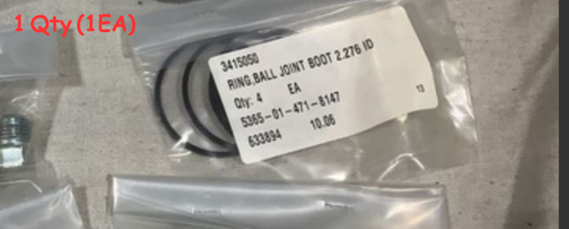 1EA MTVR 7 TON  OSHKOSH 3415050 RING, BALL JOINT BOOT 5365-01-471-8147