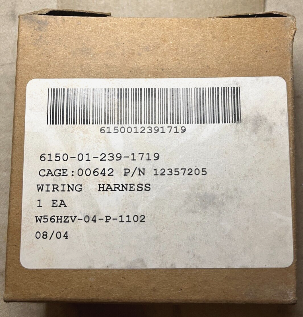 M9 ACE TRACTOR INSULATED WIRING HARNESS 6150-01-239-1719 12357205