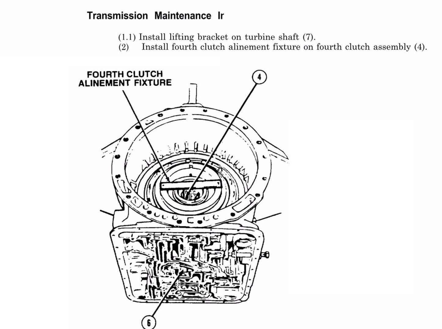 ALLISON J-24221 FRONT CLUTCH ALIGNMENT FIXTURE 2KM84 5731915 5120-01-115-1156