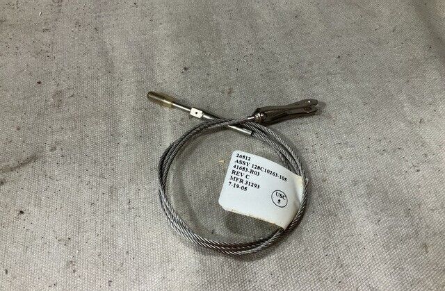 AIRCRAFT A-6E 128C10263-105 SINGLE LEG WIRE ROPE ASSEMBLY 4010-01-309-4291 USA