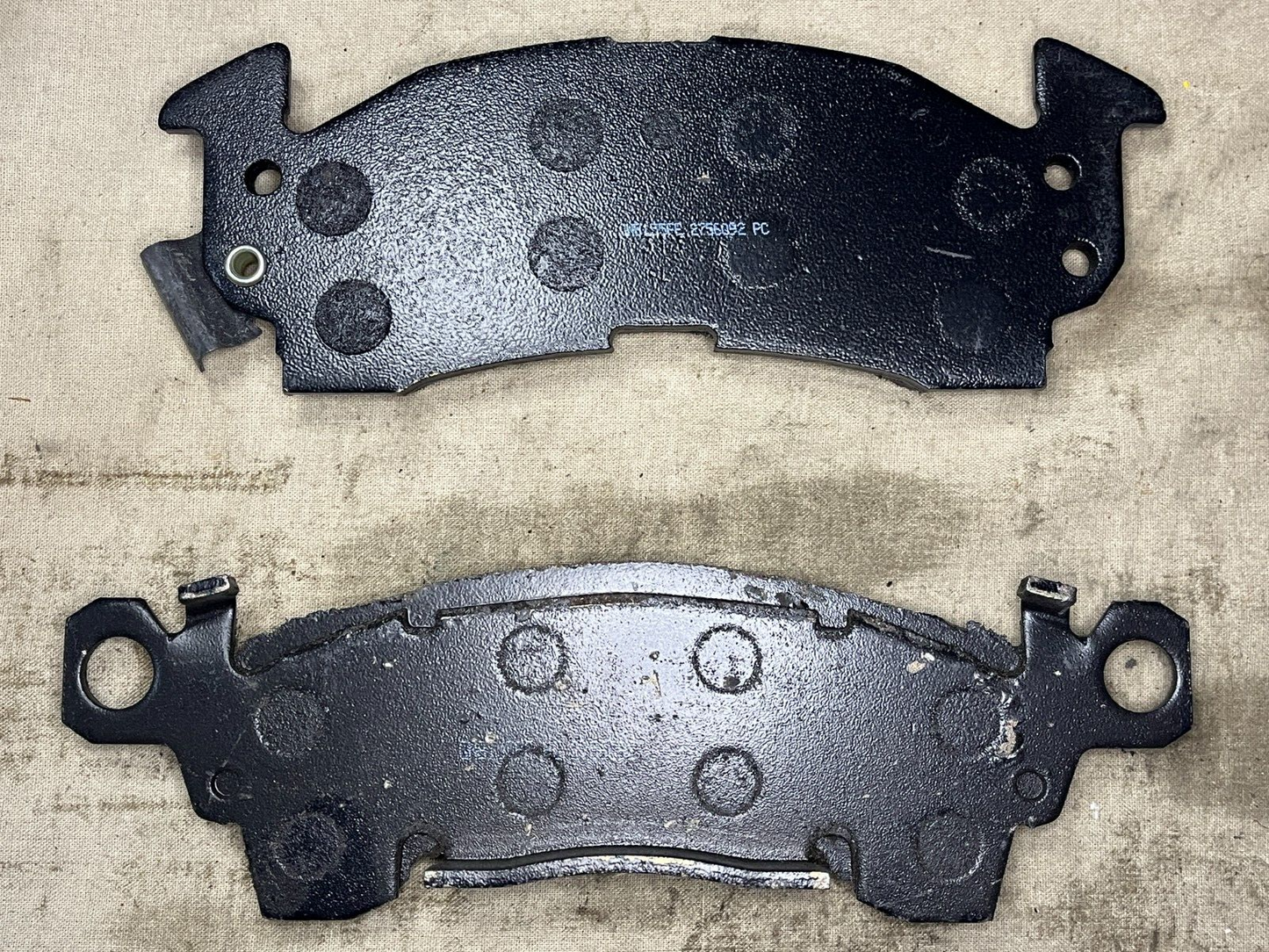 CUCV FEDERAL MX728AR METALLIC FRONT DISK BRAKE SHOE SET FTD52S 2530-01-158-1458
