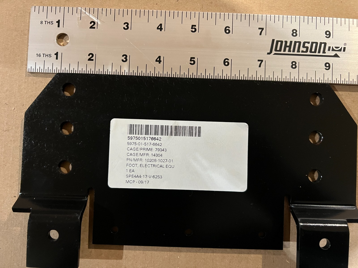 Electrical Equipment Foot 10208-1027-01 NSN 5975-01-517-6642 - photo 2