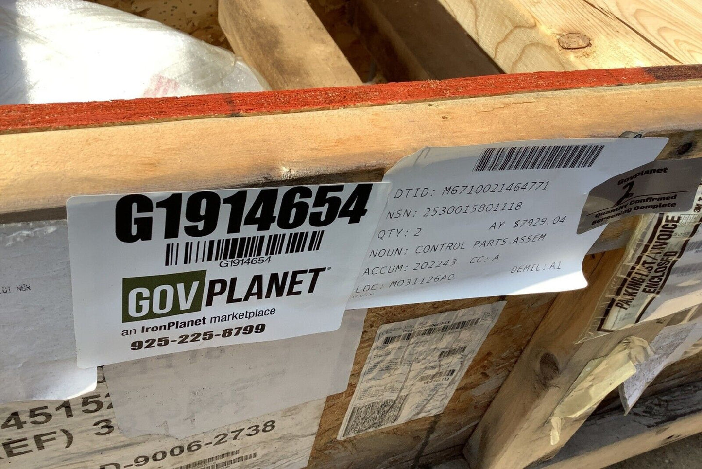 COUGAR CAT II SURGE STEERING CONTROL PARTS ASSEMBLY 3813065 2530-01-580-1118