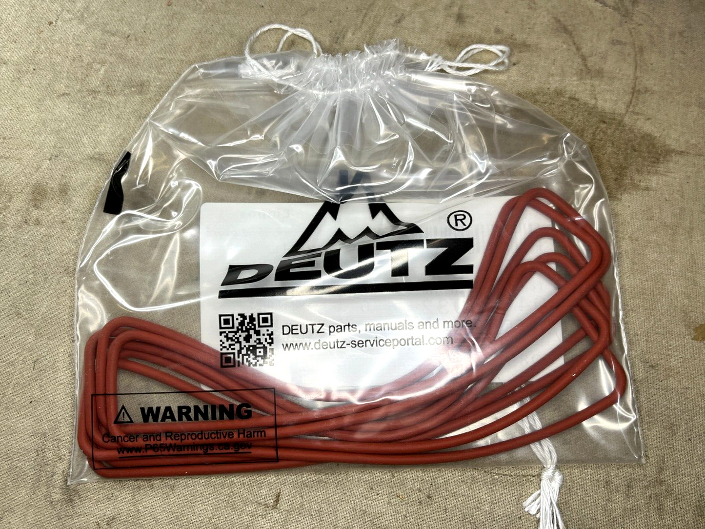 1EA ORIGINAL DEUTZ 04185032 FLANGE GASKET, SEAL 571213077 5330-12-339-2461
