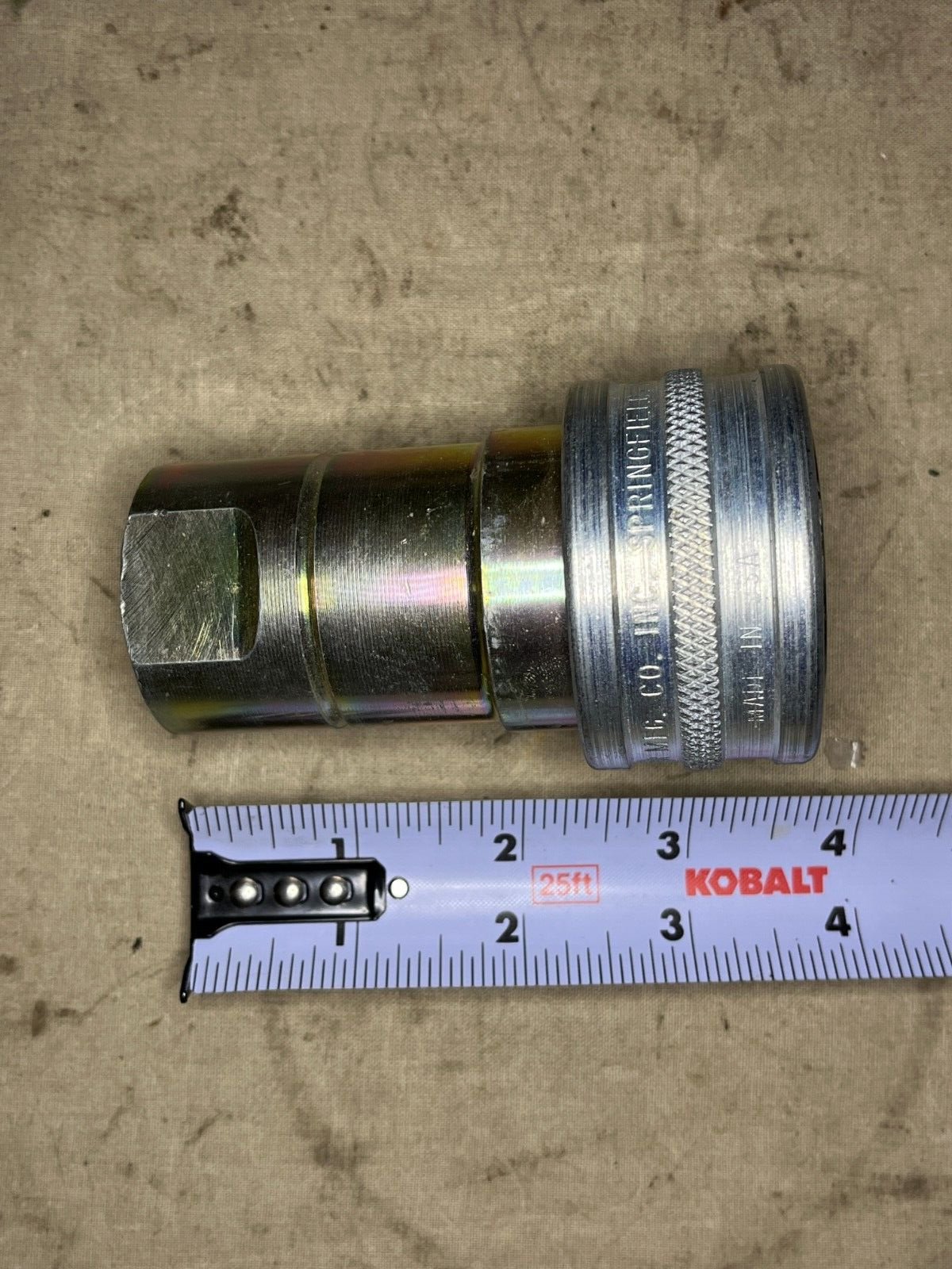 MRAP RG-33 M9 LVSR FOSTER H6S12 QUICK DISCONNECT COUPLING HALF 4730-01-491-9954