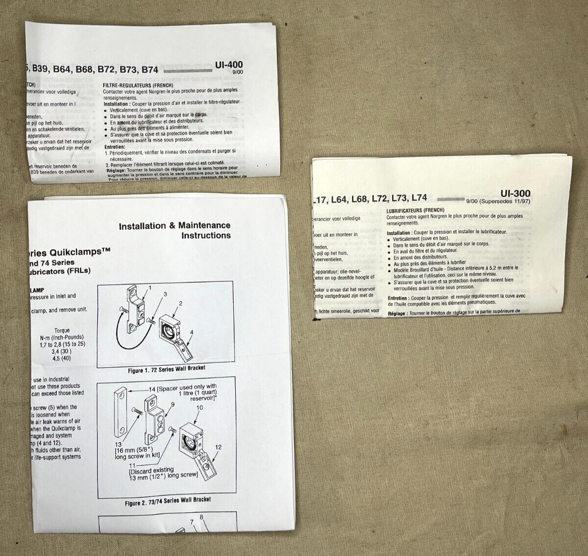 NORGREN C73J-3AK-AD3-RMG-QDN FLUID PRESSURE REGULATING VALVE 4820-01-531-7298