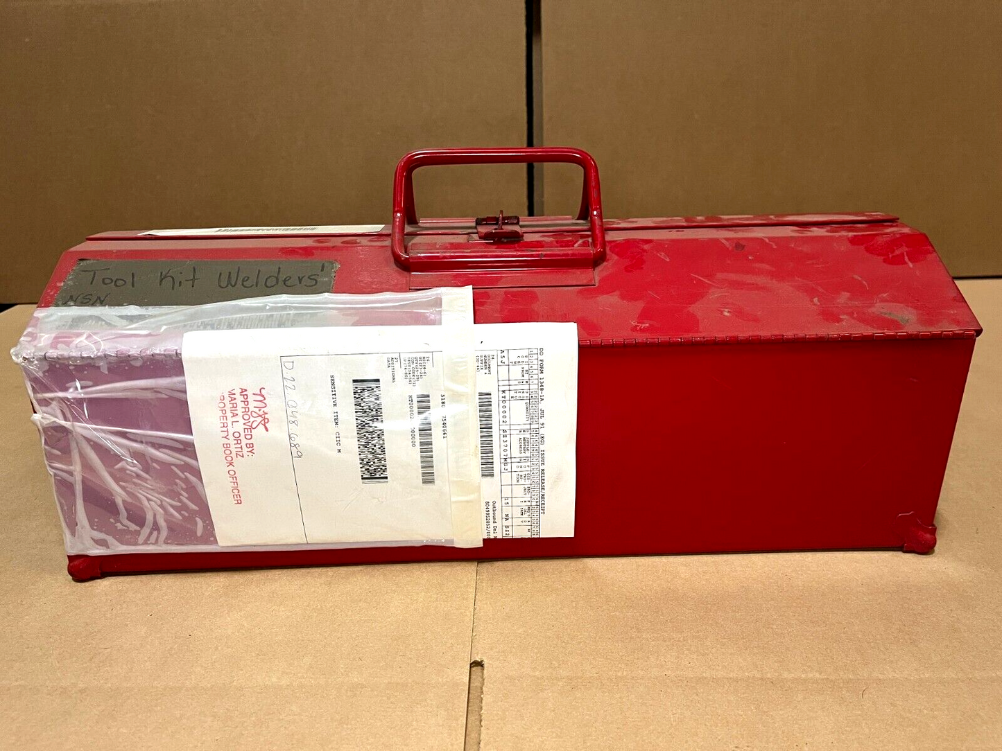 USGI MILITARY WELDER'S TOOL KIT 7540661 1619210 NSN 5180-00-754-0661