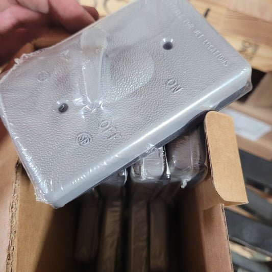 (8) GENUINE PASS & SEYMOUR CA1GL LOCKING TOGGLE SWITCH COVER USA BOX OF 8