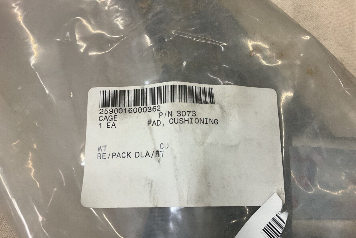 1EA MRAP BUFFALO BMI 3073 TURRET HATCH PAD FRONT LEFT ASSY 2590-01-600-0362 NOS