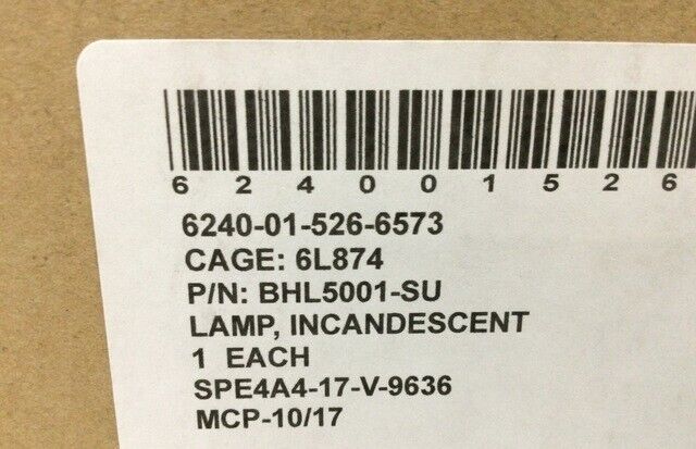 AMPHIBIOUS TRANSPORT DOCK SHIP LPD-17 LSA ELECTRONICS BHL5001 INCANDESCENT LAMP