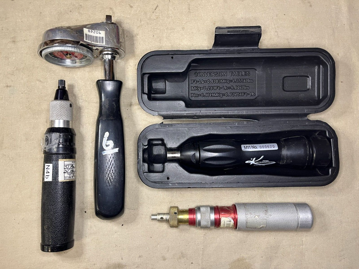 Torque 1/4" Screwdriver Kit KT172180-8361 5180-01-007-8999 KT-100
