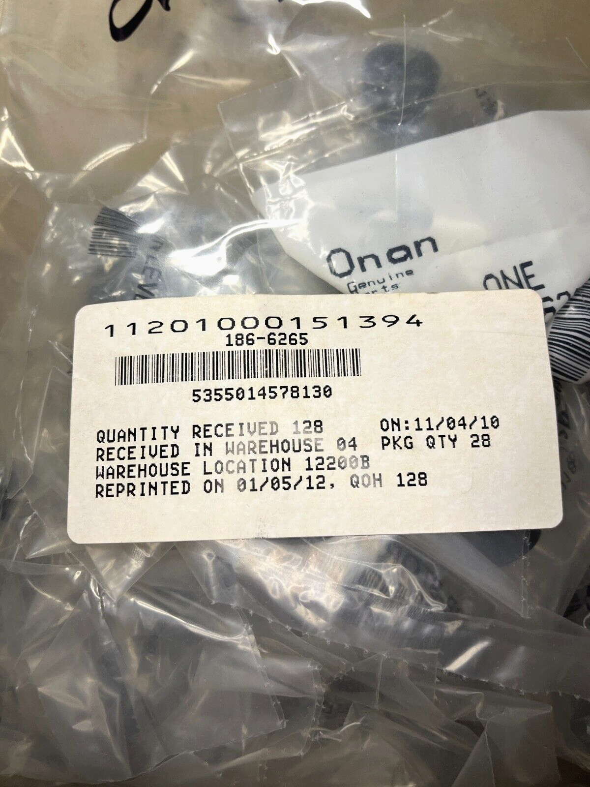 CUMMINS DIESEL ENGINE LEVER KNOB-STOP/RUN LEVER OEM 5355-01-457-8130 186-6265