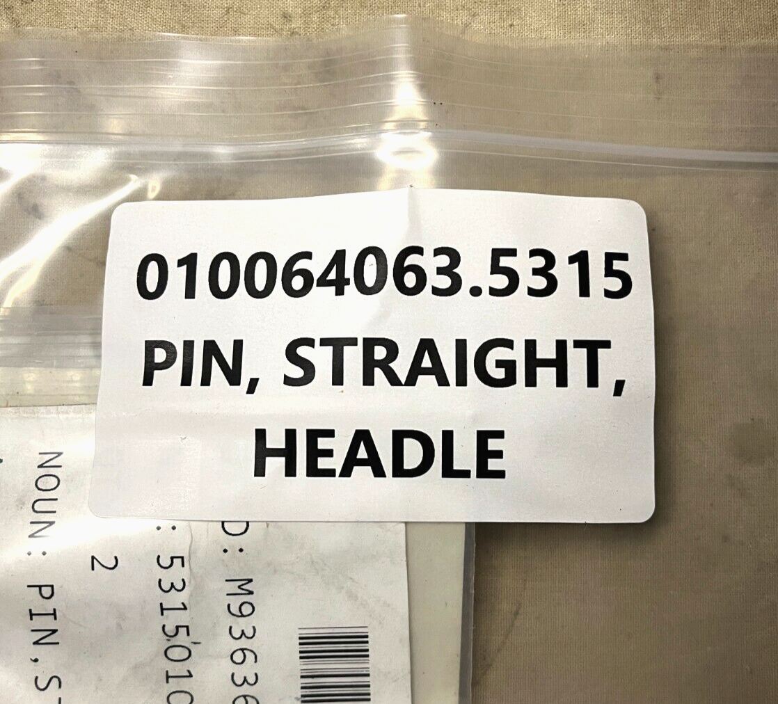 RECOVERY M-88 SERIES VEHICLE MS51932-105 HEADLESS STRAIGHT PIN 5315-01-006-4063