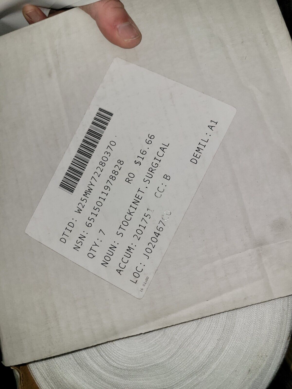 3M Synthetic Cast Stockinette, 2 Inch x 75 FEET 1 Roll MS-02 SURGICAL