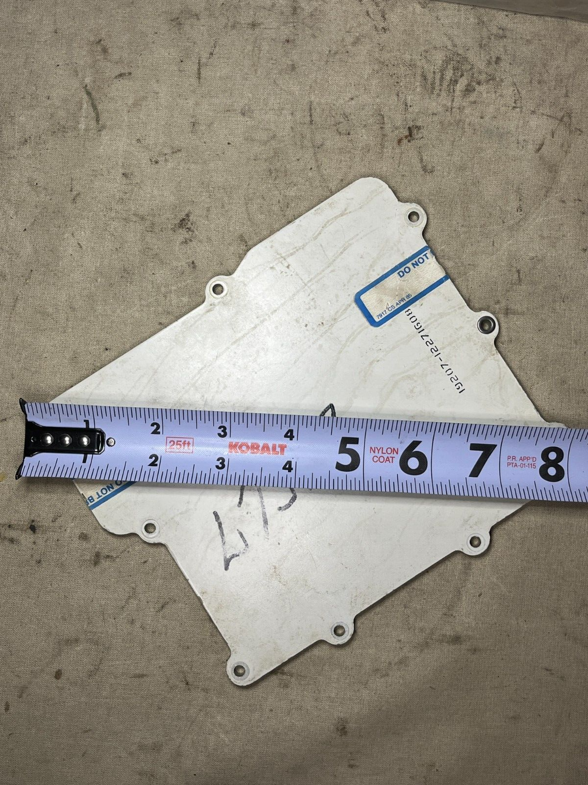 USGI MILITARY SUPPORT HOUSING COVER ASSEMBLY 9376147 1240-01-275-0071 NOS