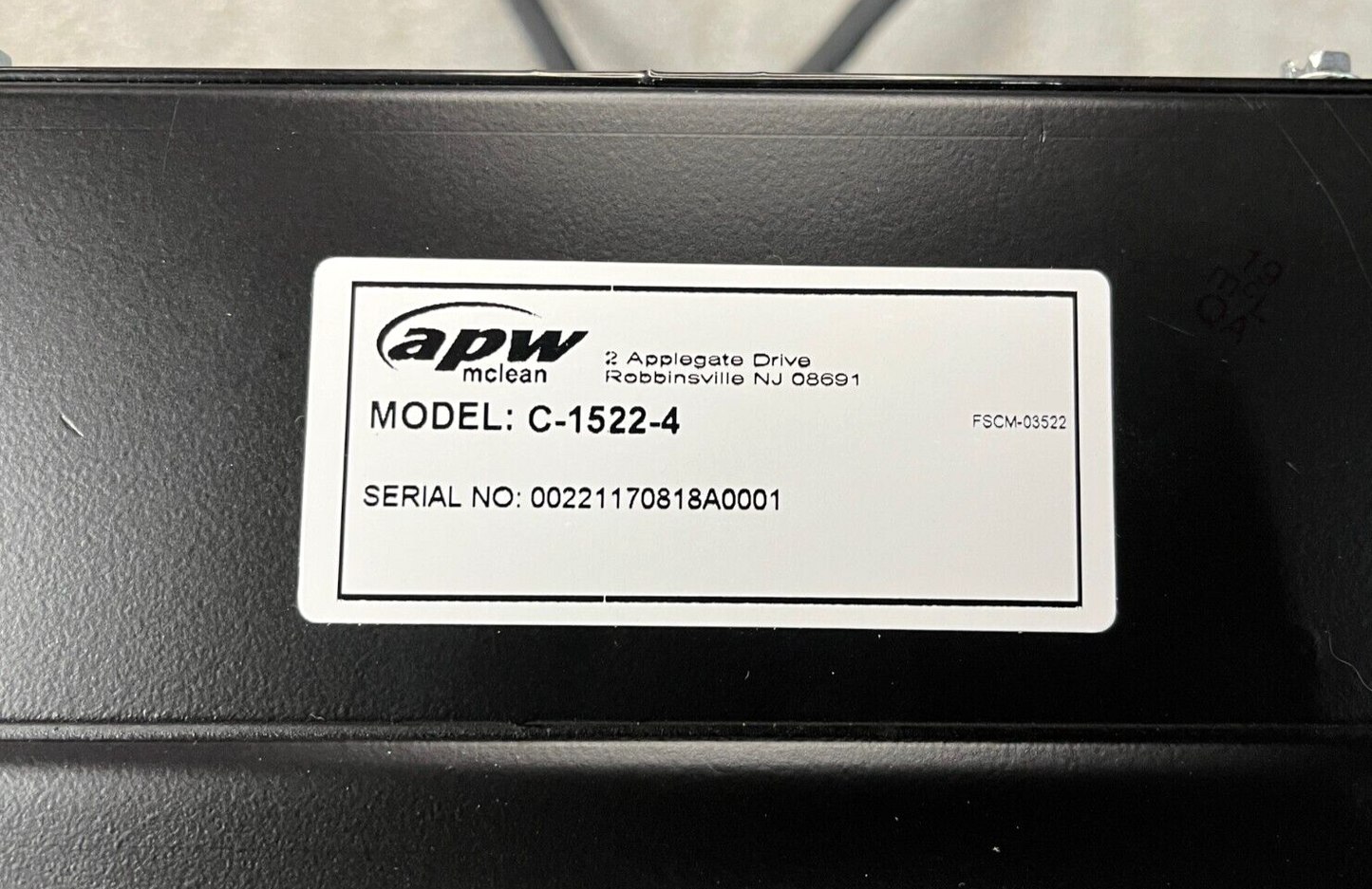 USGI MILITARY HEAVY DUTY APW 220-0070-4 VANEAXIAL FAN C-1522-4 4140-01-500-7991