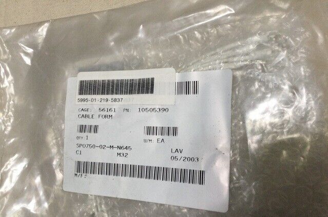 1EA LAV,ANTI-TANK GENERAL DYNAMICS 10505390 WIRING HARNESS 5995-01-219-5837