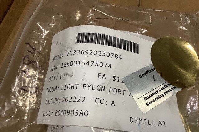 OXLEY OX33456/005 PYLON LIGHT (PORT & STARBOARD) 1680-01-547-5074