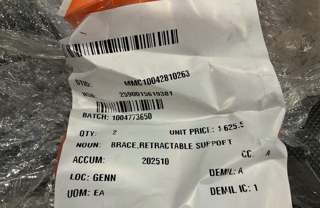 Retractable Support Brace AM0-0075 NSN 2590-01-561-9381 - photo 7