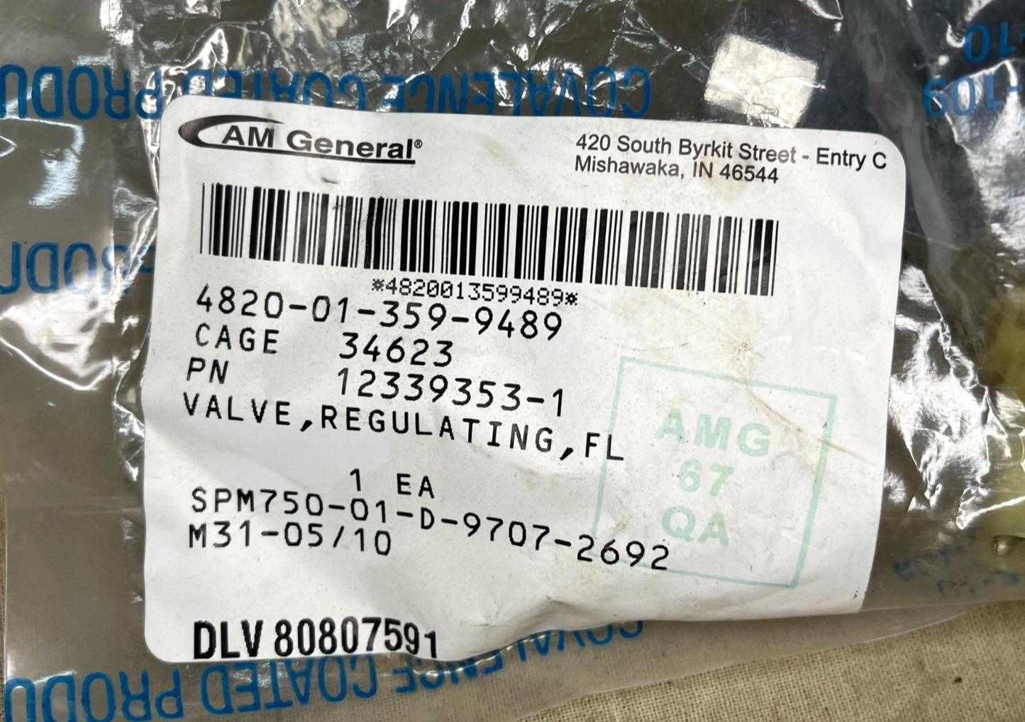 HMMWV M998 BRAKE BOOSTER CYLINDER ASSEMBLY KIT WITH HARDWARE 2530-01-568-8843