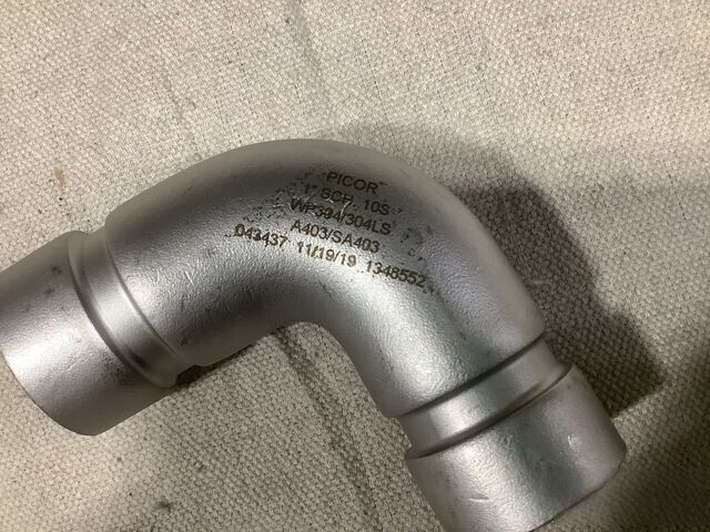 HEMTT, FIRE FIGHTING TRUCK PICOR WP304 PIPE ELBOW 1.0" 1348552 4730-01-569-5508