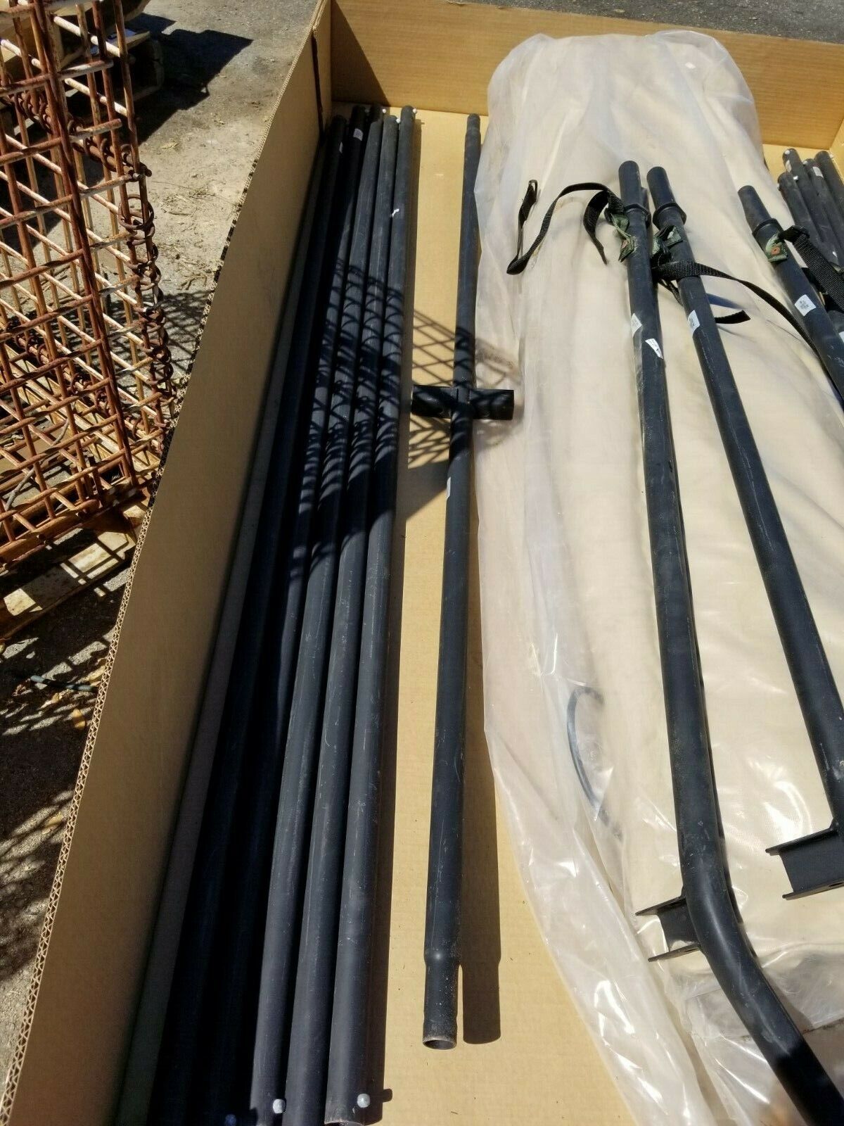 FMTV LMTV CARGO KIT TAN M1078 Cargo Kit With Tubes Military Truck New Surplus