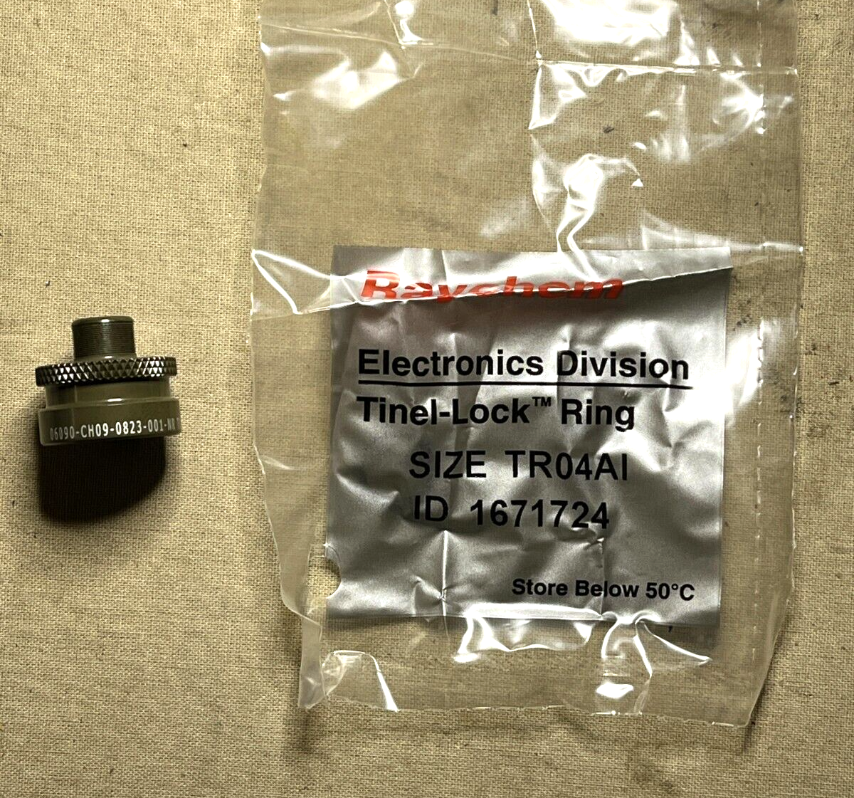 ELECTRICAL CONNECTOR BACKSHELL 6227637 9475370-1 CH09-0823-001 5935-01-433-2095