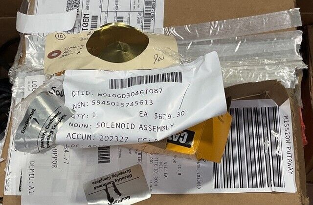 CATERPILLAR 130G MOTOR GRADER 278-0310 SOLENOID WASTEGATE ASSY 5945-01-574-5613
