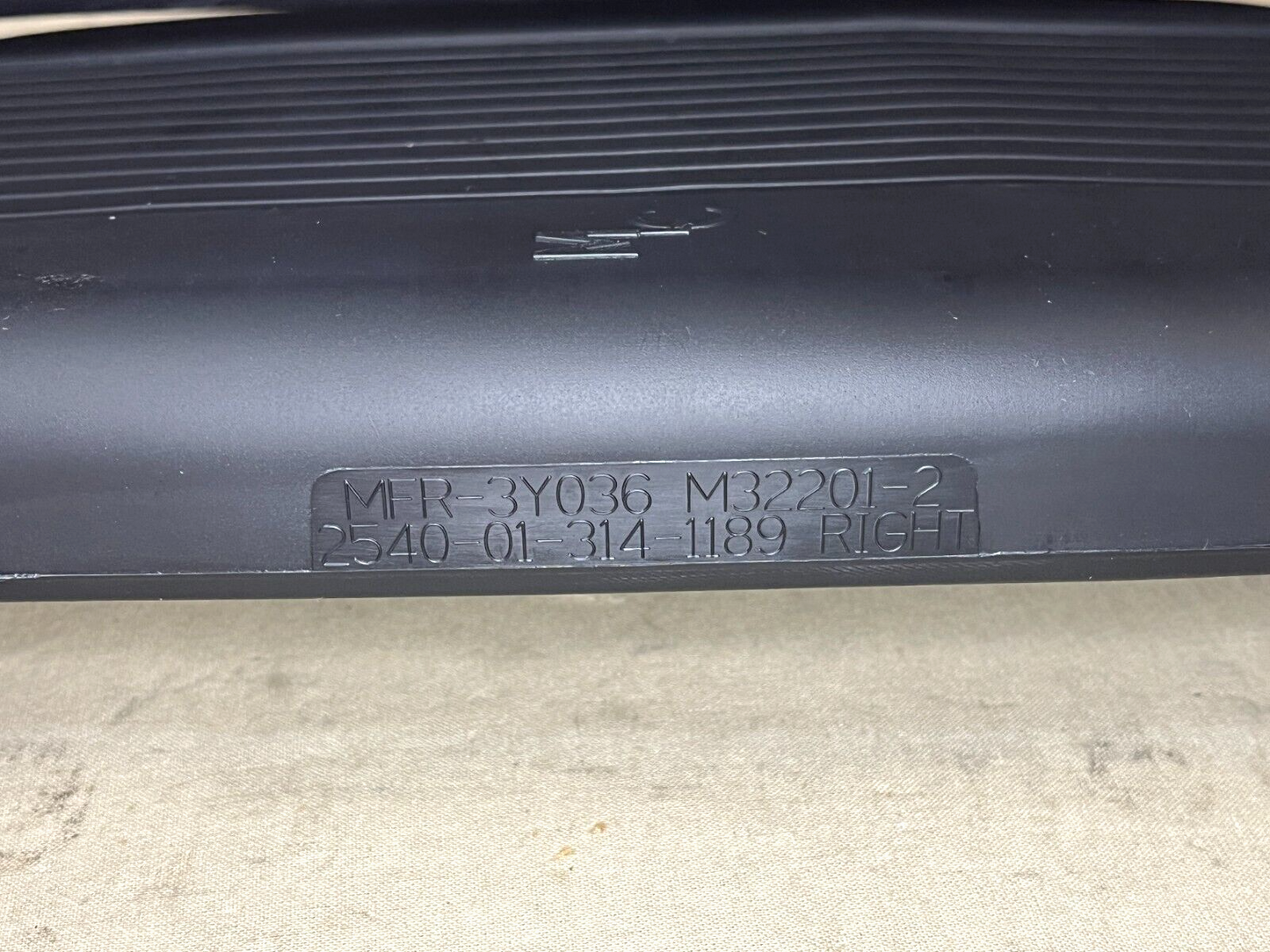 *NEW* HMMWV HUMVEE HUMMER H1 PASSENGER MIRROR ASSEMBLY M-998 12342130 BLACK