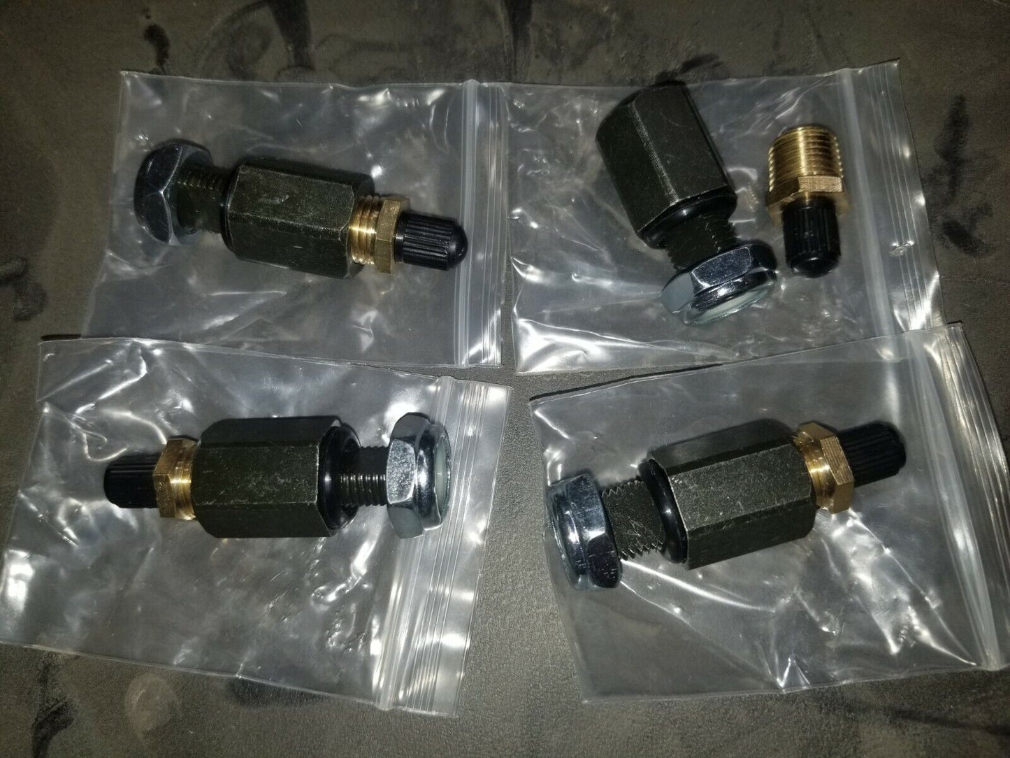 (4) Humvee M998 Hummer H1 Valve Stem Kit Tire Kit 57K0297 2640-01-419-6205