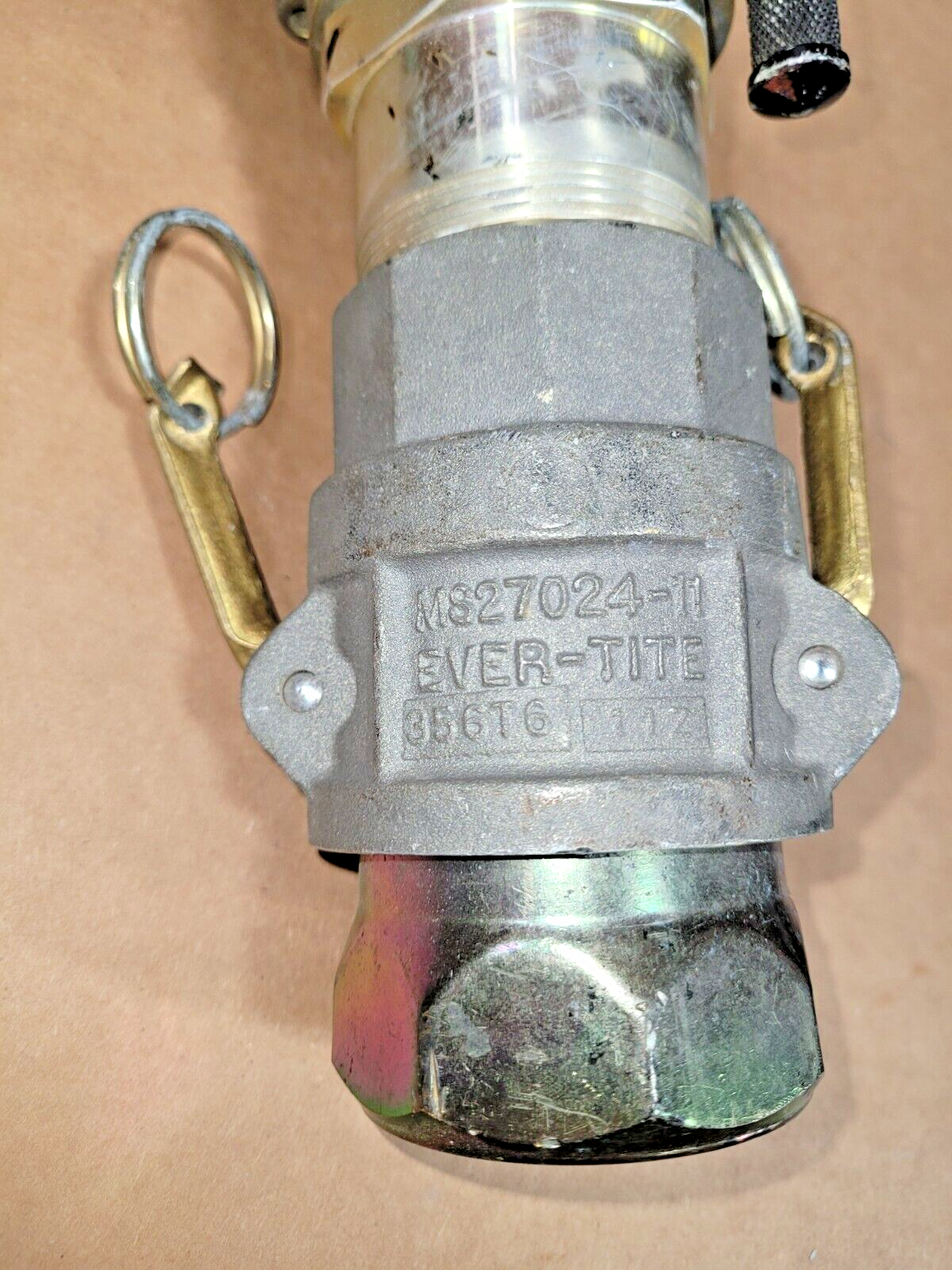 EVER-TITE CARTER COUPLING HOSE CONNECT 356T6 MS27024-11 ASSEMBLY T47679