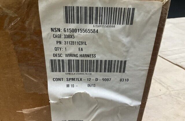 MRAP-MAXXPRO 3112811C91L WIRING HARNESS-REAR CLEARANCE LGT BAR 6150-01-556-5584