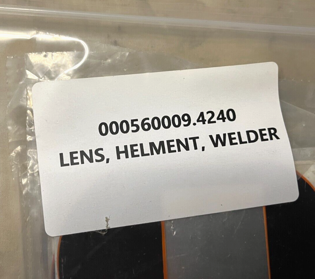 GENTEX OPTICAL OMNI VIEW ANSIZ87.1 LENS HELMET WELDER 791F41 4240-00-056-0009