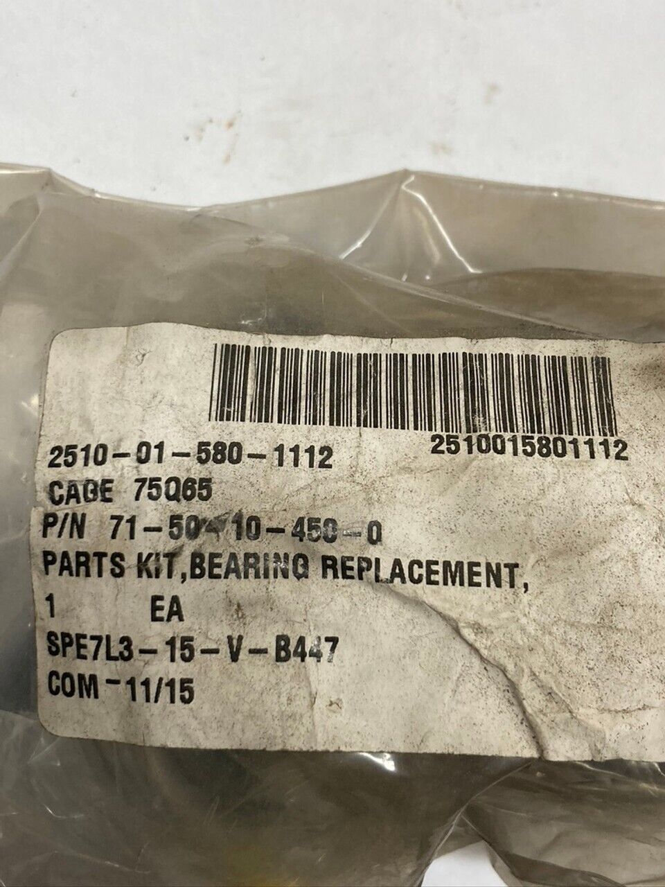 MRAP OSHKOSH 19KP624 DIRECT SHOCK ABSORBER PARTS KIT 2510-01-580-1112 NOS
