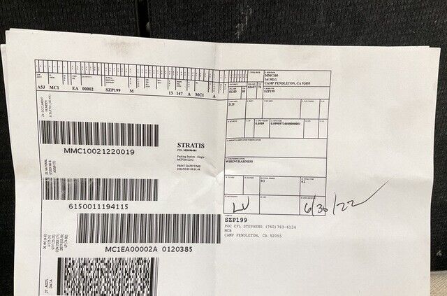 USGI MILITARY ESSTECH ENGINEERING 12284988 26 ft WIRING HARNESS 6150-01-119-4115