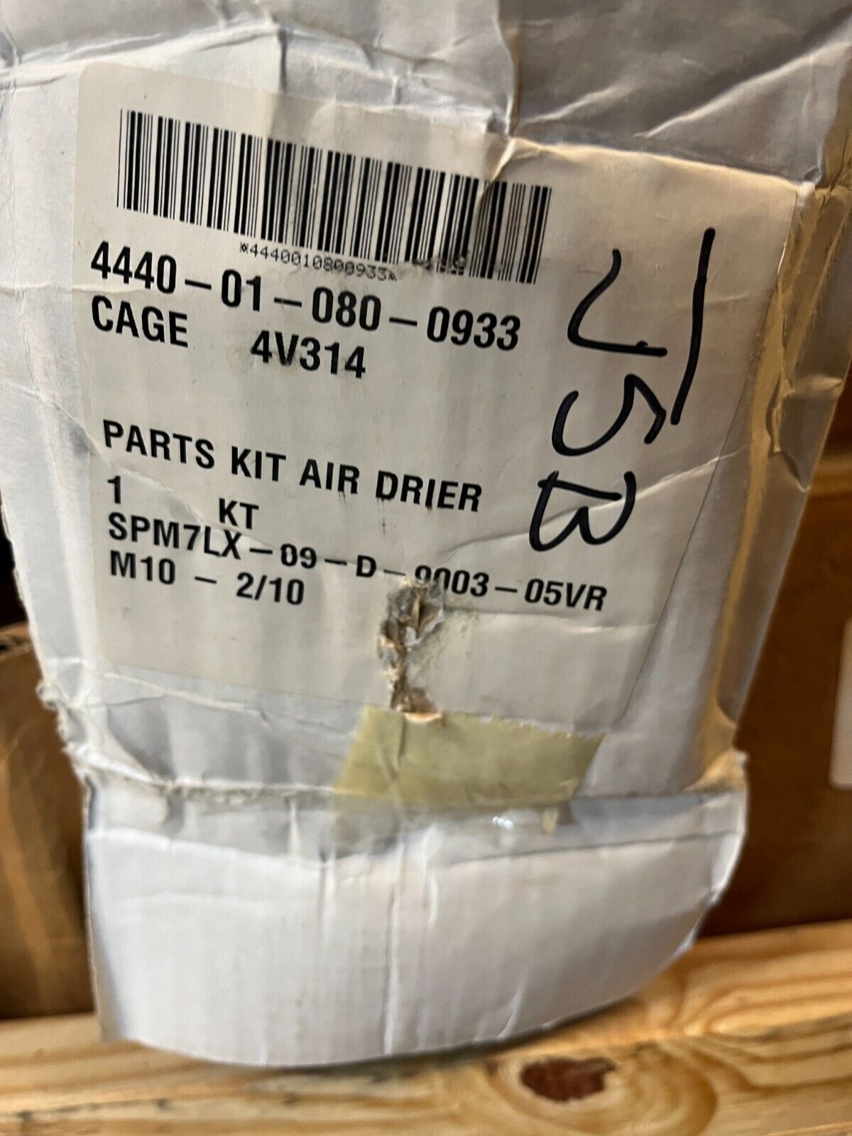 HEMTT MK48 TRUCK BENDIX 287313 286967 AD-2 AIR DRIER PARTS KIT 4440-01-080-0933