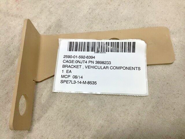 MRAP MATV 3898233 VEHICULAR COMPONENTS BRACKET 2590-01-592-6394 OSHKOSH
