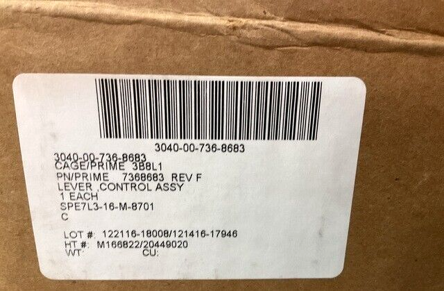 M939 TRUCK 5TON 7368683 BELL LEVER CONTROL CRANK ASSEMBLY 403M4 3040-00-736-8683