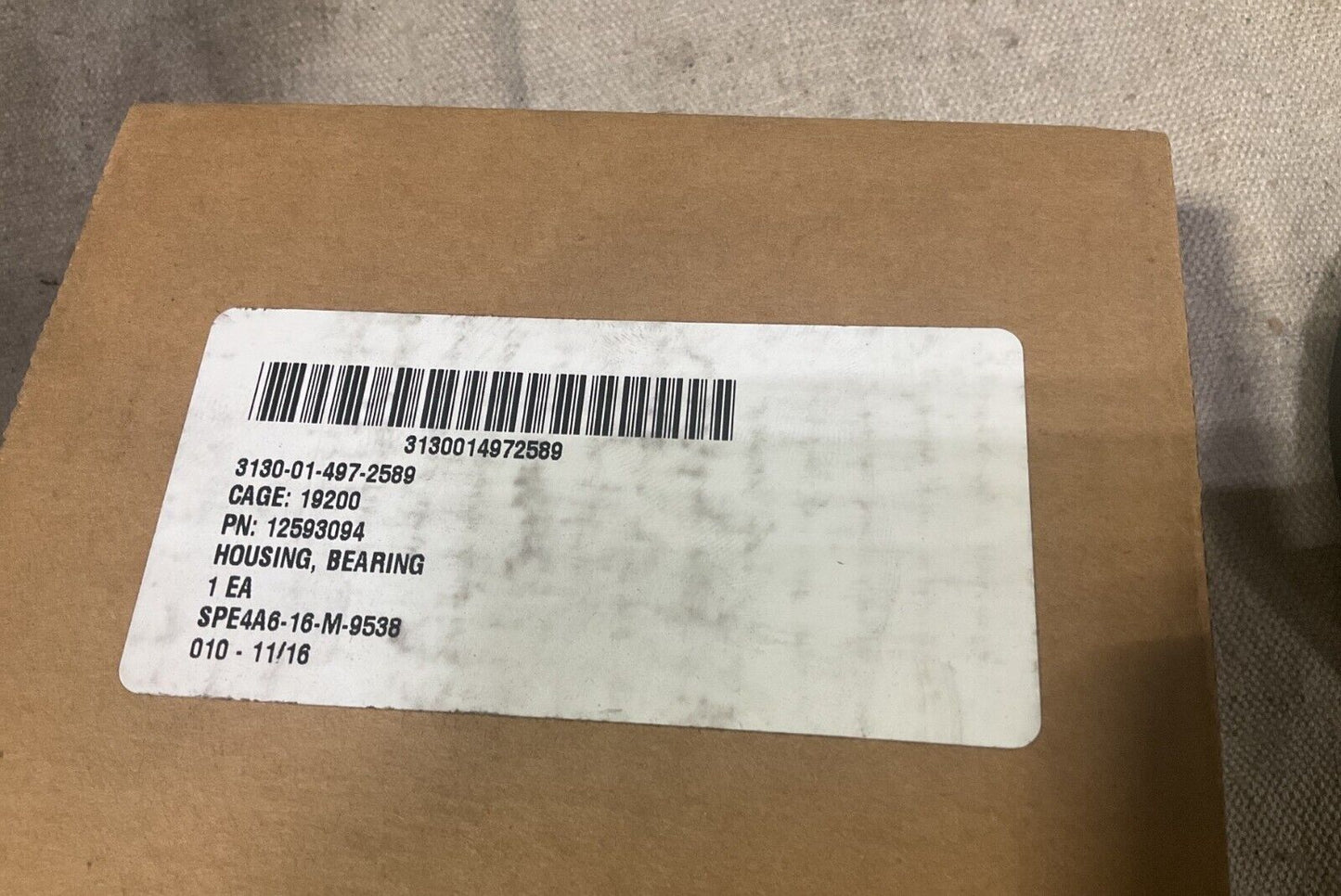 MILITARY M119A2, HOWITZER, 105MM BEARING UNIT HOUSING 12593094 3130-01-497-2589