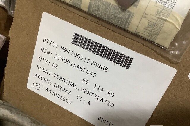 MRAP RG33, MRAP COUGAR, JERRV 23-0094 VENTILATION DUCT TERMINAL 2040-01-546-5045