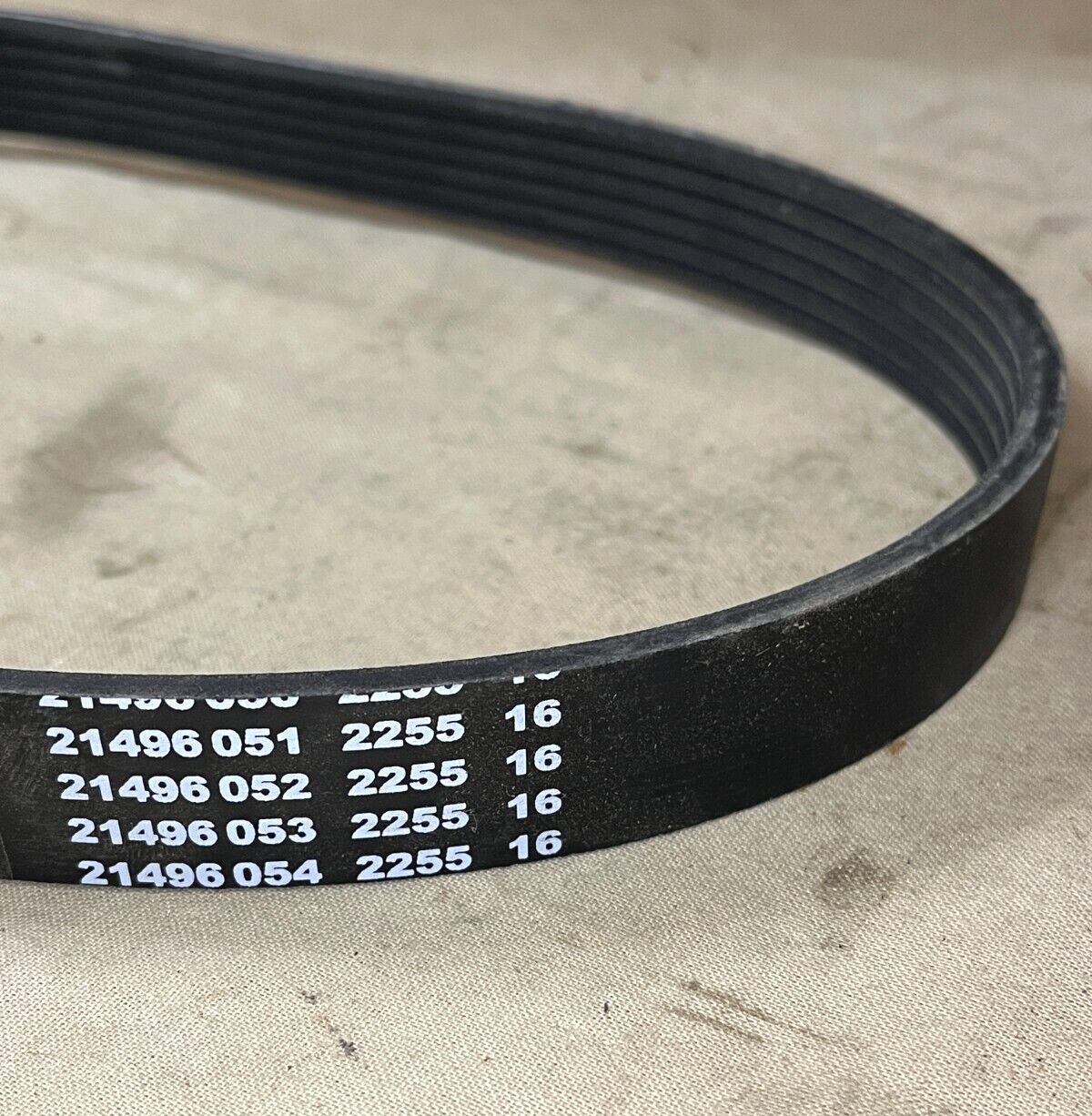 DETROIT DIESEL ALTERNATOR BELT FOR SERIES 60 ENGINES POLY-V 6 RIB BELT 23532986