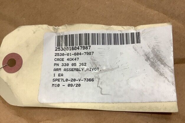 M984A4 WRECKER TRUCK SAF-HOLLAND 330 05 362 PIVOT ARM ASSEMBLY 2530-01-604-7987