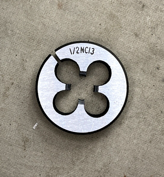 1/2" X 13 UNC SPLIT DIE THREAD CUTTER TUNGSTEN STEEL 1/2NC13