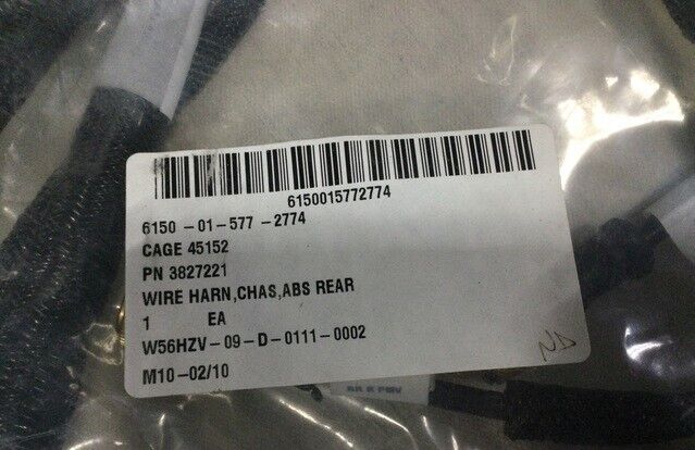 MILITARY MRAP - M-ATV OSHKOSH 3827221 BRANCHED WIRING HARNESS 6150-01-577-2774