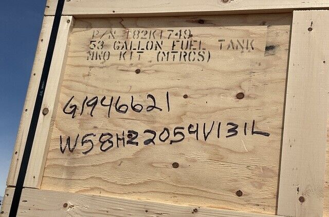 QUALITY USGI MILITARY SURPLUS 182K1749 FUEL TANK KITS W/WATER PUMP 53 GALLON