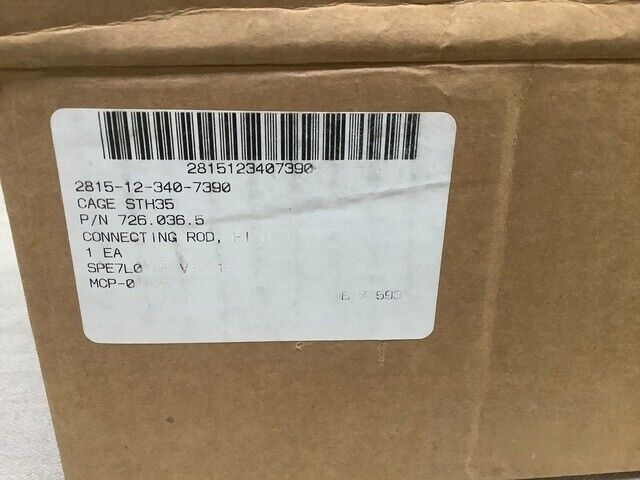 GREAVES FARYMANN DIESEL GMBH 726.036.5 PISTON CONNECTING ROD 2815-12-340-7390