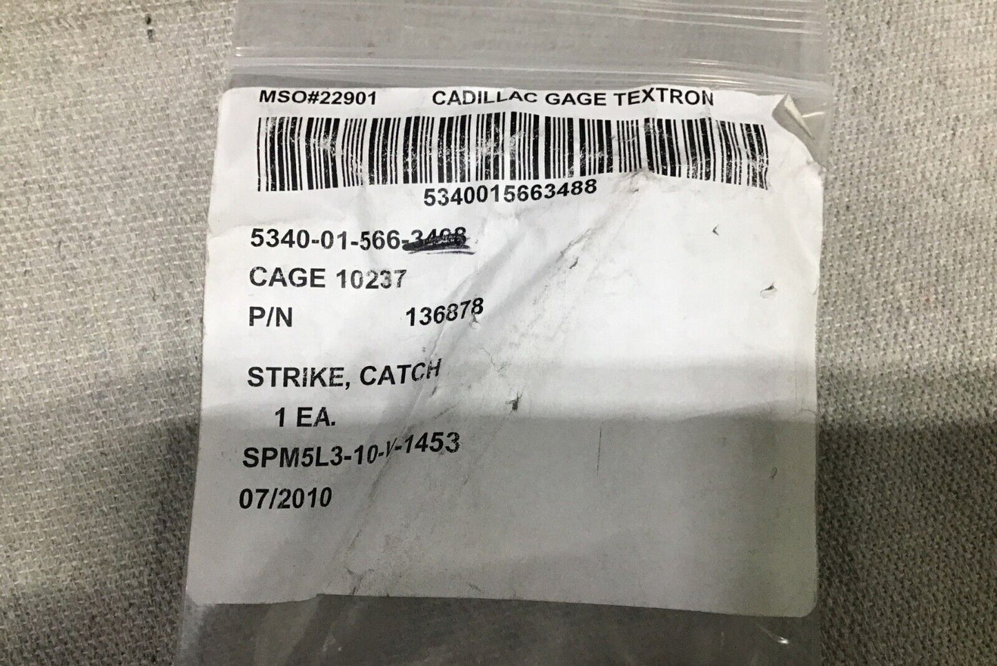 MILITARY M1117 ARMORED SECURITY VEHICLE CATCH STRIKE 136878 5340-01-566-3488